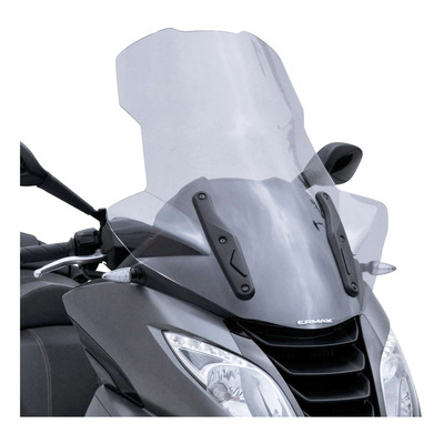 Pare-brise Ermax haute protection 70 cm avec protections mains Peugeot Metropolis 400i 21-22 noir cl