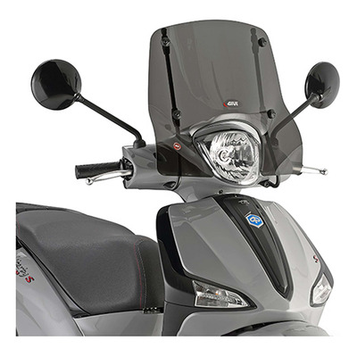 Pare-brise Givi Piaggio Liberty 50/125/150/200 02-24 fumée