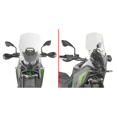 Pare-brise Givi transparent Kawasaki KLE 500 2026