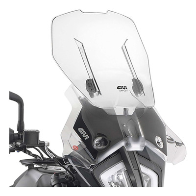Pare-brise réglabele Givi Airflow KTM 790 Adventure 19-20 transparent