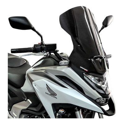 Pare-brise Touring Ermax 48 cm Honda NC 750 X 21-24 noir satin opaque