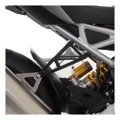 Patte de fixation de silencieux noire R&G Triumph Speed Triple 1200 RR 2022