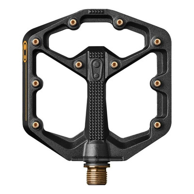 Pédales plates Crankbrothers Stamp 11 Small noir/or