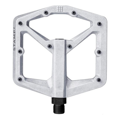 Pédales plates Crankbrothers Stamp 2 Small argent