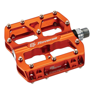 Pédales plates VTT Reverse E-Escape orange