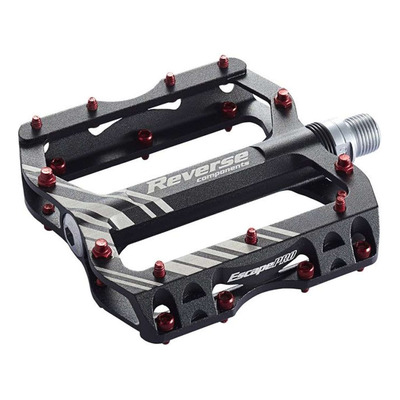 Pédales plates VTT Reverse Escape Pro rouge
