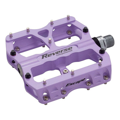 Pédales plates VTT Reverse Escape violet lilas