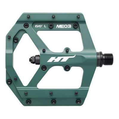 Pédales VTT plates HT ME03 Evo+ Vert