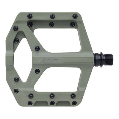 Pédales VTT plates HT Suprem-C PA32A Olive