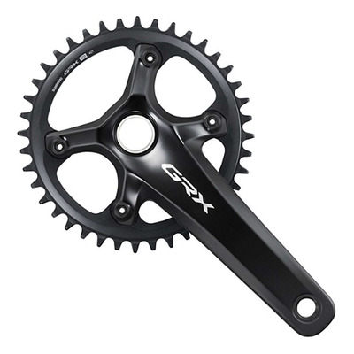 Pédalier Vélo Gravel Shimano GRX FC-RX820-1 Mono Plateau 12 vitesses 165 mm