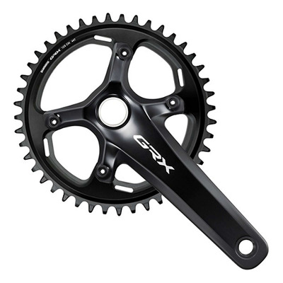 Pédalier Vélo Gravel Shimano GRX FC-RX820-1 Mono Plateau 12 vitesses 175 mm