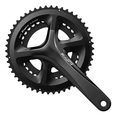 Pédalier Vélo Route Shimano Tiagra FC-R4000 Double Plateaux 52-36 Dents 11 Vitesses