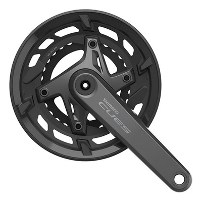 Pédalier Vélo Shimano Cues FC-U6000-2 Double Plateaux 9/10 Vitesses 46-30 Dents