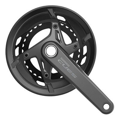 Pédalier Vélo Shimano Cues FC-U6010-2 Double Plateaux 11 Vitesses 46-32 Dents
