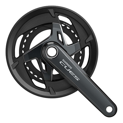 Pédalier Vélo Shimano Cues FC-U8000-2 Double Plateaux 11 Vitesses 46-32 Dents