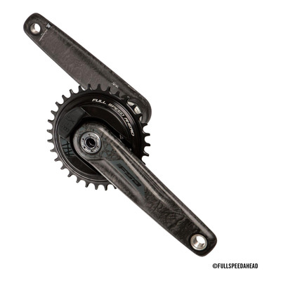 Pédalier VTT capteur de puissance FSA Powerbox 34 dents carbone