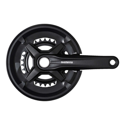Pédalier VTT Shimano FC-MT210-2 Double Plateaux 9 Vitesses 46-30 175 mm