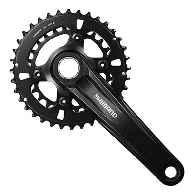 Pédalier VTT Shimano FC-MT610-2 Double Plateau 12 Vitesses 36-26 Dents 175 mm Noir