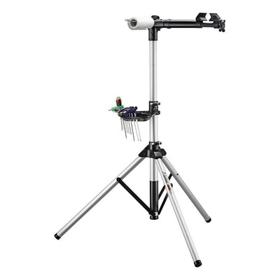 Pied atelier professionnel Icetoolz E137 pliable - 1 vélo gris/noir