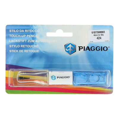Pinceau retouche peinture bleu ciel d'origine 610726M003 Piaggio