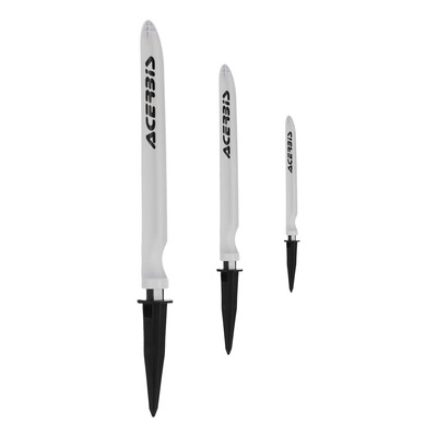 Piquets de Signalisation ACERBIS Blanc - 56 Pièces