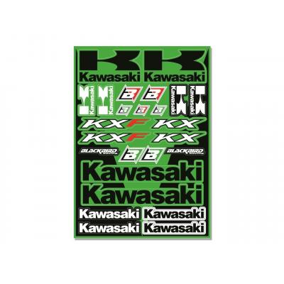 Planche autocollant Blackbird Kawasaki