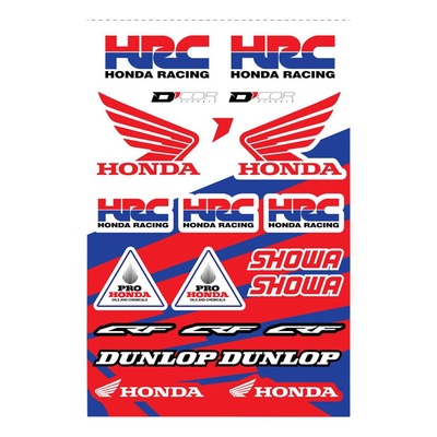 Planche d’autocollants D’Cor Visuals Honda HRC