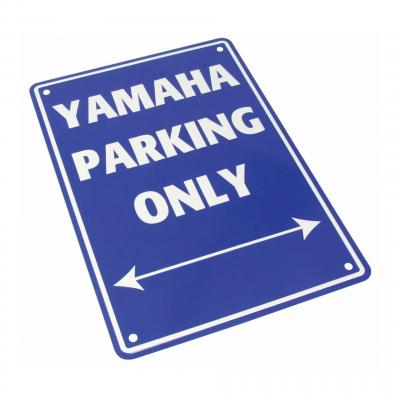 Plaque de parking Yamaha parking only