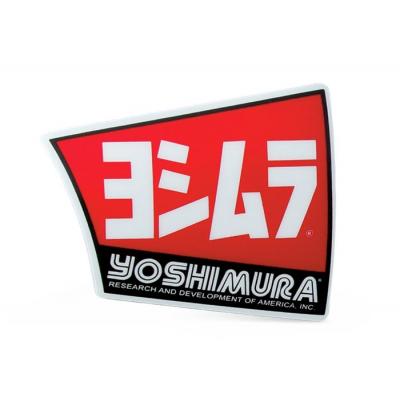 Plaque logo autocollante pour silencieux Yoshimura USA RS4