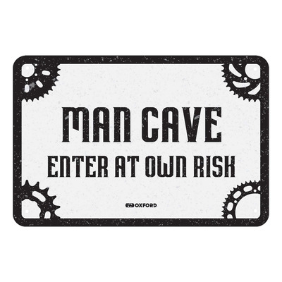 Plaque métallique Oxford Man Cave