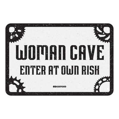 Plaque métallique Oxford Woman Cave
