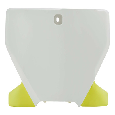 Plaque Numéro Frontale ACERBIS Blanc / Jaune Fluo - Husqvarna 250 / 450 FC 19-22