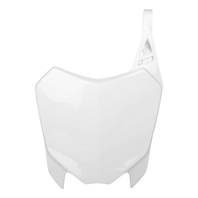 Plaque Numéro Frontale POLISPORT Type Origine Blanc - Honda 110 CRF-F 13-18