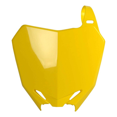 Plaque Numéro Frontale POLISPORT Type Origine Jaune - Suzuki 250 RMZ 10-18