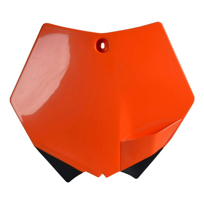 Plaque Numéro Frontale POLISPORT Type Origine Orange / Noir - KTM SX / SXF 07-12