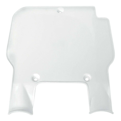 Plaque numéro frontale Polisport type origine blanche Kawasaki KX 250 89-95