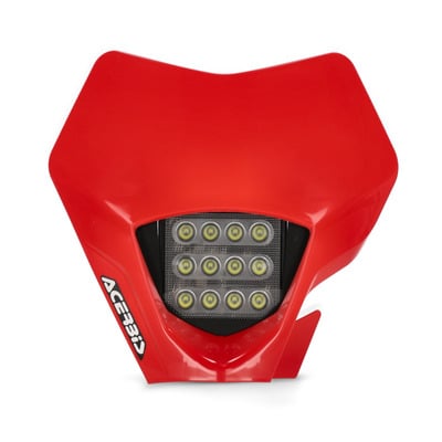 Plaque phare Acerbis VSL Gas Gas EC 250 21-23 rouge Brillant