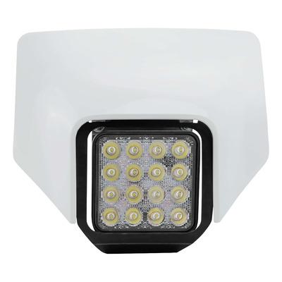 Plaque Phare LED Complète ACERBIS VSL Blanc - Husqvarna 250 à 450 FE 17-19