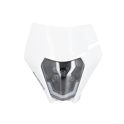 Plaque phare LED universel type KTM evo blanc