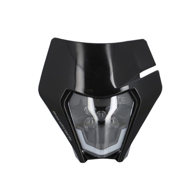 Plaque phare LED universel type KTM evo noir