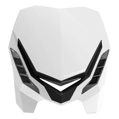Plaque Phare POLISPORT E-Blaze Blanc / Noir