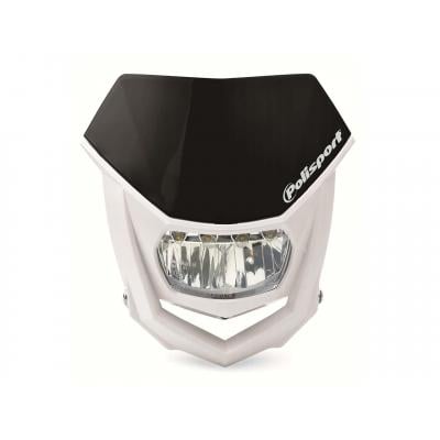 Plaque phare Polisport Halo LED noir/blanc