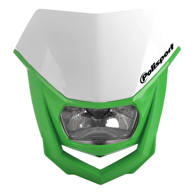Plaque Phare POLISPORT Halo LED Vert / Blanc