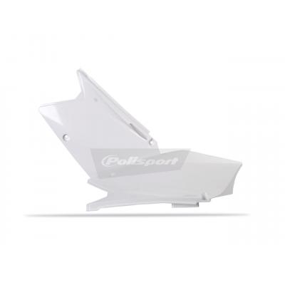 Plaques latérales Polisport Suzuki 450 RM-Z 05-06 blanc