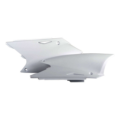Plaques Latérales POLISPORT Type Origine Blanc - Kawasaki 250 KXF 04-05