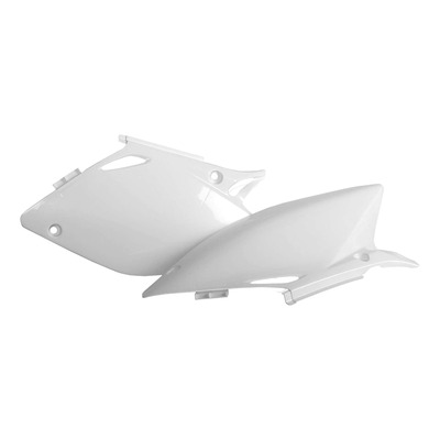 Plaques Latérales POLISPORT Type Origine Blanc - Honda 450 CRF-R 02-04
