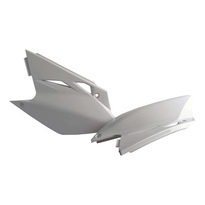 Plaques Latérales POLISPORT Type Origine Blanc - Kawasaki 450 KXF 06-08