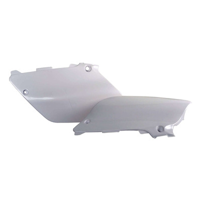 Plaques Latérales POLISPORT Type Origine Blanc - Yamaha 125 / 250 YZ 02-14