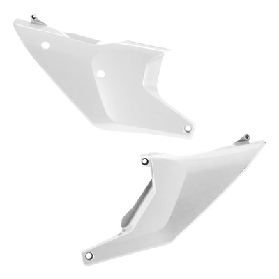 Plaques latérales Polisport type origine blanches Husqvarna FC 450 23-26