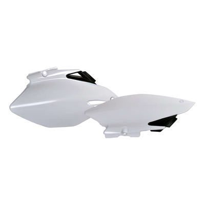 Plaques Latérales POLISPORT Type Origine Noir / Blanc - Yamaha 250 / 450 YZF 06-09